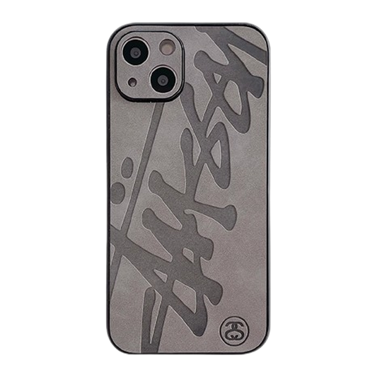 Graphic Suede iPhone Case